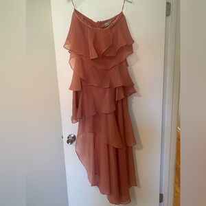 ASOS Asymmetrical Ruffle Dress